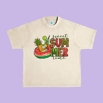 Sweet Summer Time Urban Heavy Tee Designed By Jasminsmagicworld
