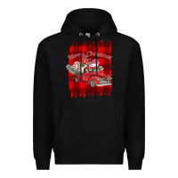 Black Merry Christmas Y'all Truck Premium Hoodie - Bettercallsaul