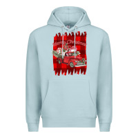 Blue Mist Merry Christmas Y'all Truck Premium Hoodie - Bettercallsaul