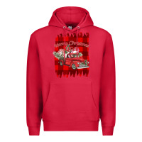 Cardinal Merry Christmas Y'all Truck Premium Hoodie - Bettercallsaul