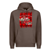 Coffee Merry Christmas Y'all Truck Premium Hoodie - Bettercallsaul