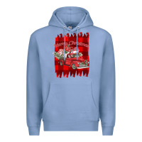 Colony Blue Merry Christmas Y'all Truck Premium Hoodie - Bettercallsaul