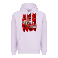 Lilac Merry Christmas Y'all Truck Premium Hoodie - Bettercallsaul