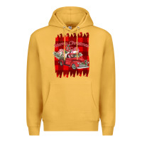 Merry Christmas Y'all Truck Premium Hoodie | Teevron