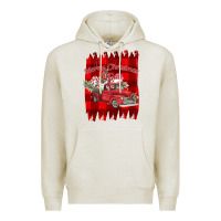 Oatmeal Heather Merry Christmas Y'all Truck Premium Hoodie - Bettercallsaul
