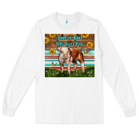 White Just A Girl Who Loves Pig Long Sleeve Tee - LillyAllenDesigns