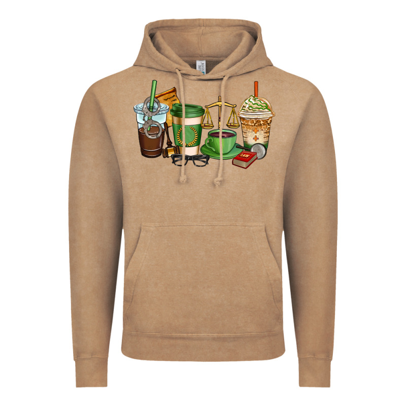 Lawyer Coffee Cups Vintage Hoodie by AdoDesignShop | Teevron