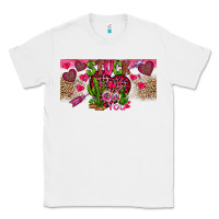 White Stuck On You Classic Tee - CowhideDigitalArt