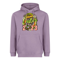 Lavender Happy Easter 2023 Heavyweight Hoodie - LillyAllenDesigns