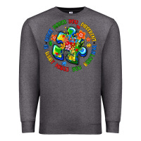 Charcoal Heather what makes you different is what makes you beautif Premium Sweatshirt - Artiststas
