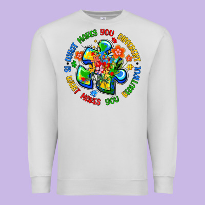 What Makes You Different Is What Makes You Beautif Premium Sweatshirt Designed By Artiststas