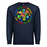 Navy what makes you different is what makes you beautif Premium Sweatshirt - Artiststas