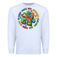 White what makes you different is what makes you beautif Premium Sweatshirt - Artiststas