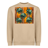 Mushroom dinosaur triceratops Heavyweight Sweatshirt - Artiststas