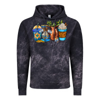 Cloud Black hannukah coffee cups Vintage Hoodie - AdoDesignShop