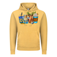 Vintage Mustard hannukah coffee cups Vintage Hoodie - AdoDesignShop