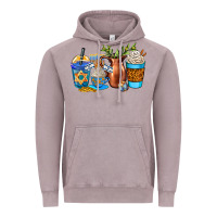 Vintage Zinc hannukah coffee cups Vintage Hoodie - AdoDesignShop