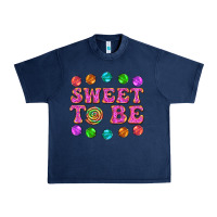 Navy sweet to be candy Urban Heavy Tee - AdoDesignShop