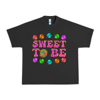 Pigment Black sweet to be candy Urban Heavy Tee - AdoDesignShop