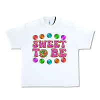 White sweet to be candy Urban Heavy Tee - AdoDesignShop