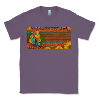 Lavender custom cowboy boots sunflowers and cactus license plate Classic Tee - Artiststas