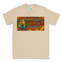 Mushroom custom cowboy boots sunflowers and cactus license plate Classic Tee - Artiststas