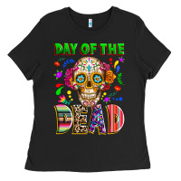 Black Day of the dead Ladies Tee - RanaPortraitStore