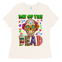 Bone Day of the dead Ladies Tee - RanaPortraitStore