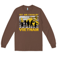 Chestnut 1st air cavalry vietnam veteran Long Sleeve Tee - Jasminsmagicworld