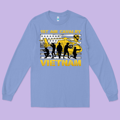 1st Air Cavalry Vietnam Veteran Long Sleeve Tee Designed By Jasminsmagicworld