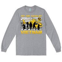 Heather Grey 1st air cavalry vietnam veteran Long Sleeve Tee - Jasminsmagicworld