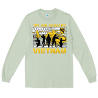 Matcha 1st air cavalry vietnam veteran Long Sleeve Tee - Jasminsmagicworld