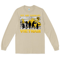 Mushroom 1st air cavalry vietnam veteran Long Sleeve Tee - Jasminsmagicworld