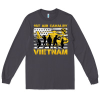 Smoke 1st air cavalry vietnam veteran Long Sleeve Tee - Jasminsmagicworld