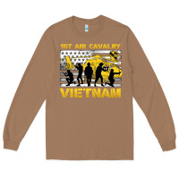 Toasted Coconut 1st air cavalry vietnam veteran Long Sleeve Tee - Jasminsmagicworld