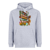 Heather Grey Easter Day rodeo Heavyweight Hoodie - LillyAllenDesigns
