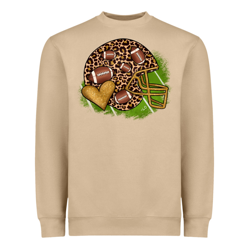 American Football Helmet Heavyweight Sweatshirt by JahusDesignShop | Teevron