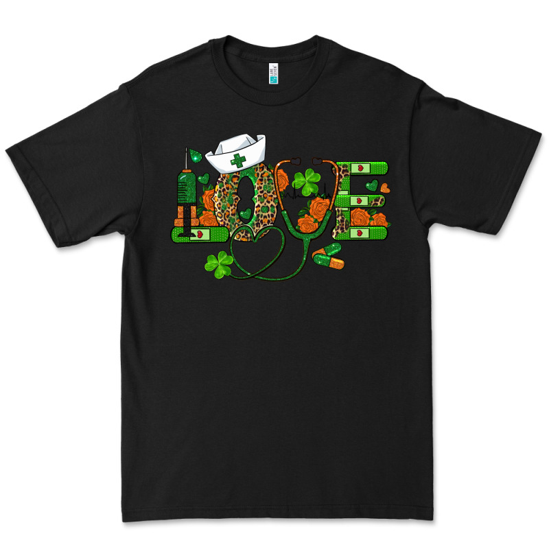 St Patricks Day Love Nurse Premium Tee by RanaPortraitStore | Teevron