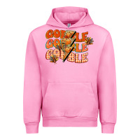 Fuchsia Pink gobble gobble gobble Urban Hoodie - CowGirlArtShop