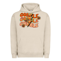Pigment French Oak gobble gobble gobble Urban Hoodie - CowGirlArtShop