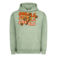 Pigment Oil Green gobble gobble gobble Urban Hoodie - CowGirlArtShop