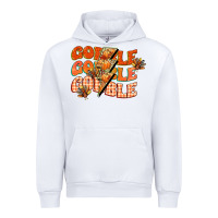 White gobble gobble gobble Urban Hoodie - CowGirlArtShop