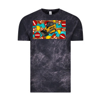 Cloud Black skidsteer sippy Vintage Tee - Artiststas