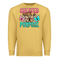 Antique Gold created with a purpose Premium Sweatshirt - Artiststas
