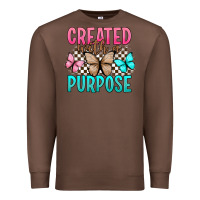 Chestnut created with a purpose Premium Sweatshirt - Artiststas