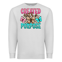 Dove Grey created with a purpose Premium Sweatshirt - Artiststas