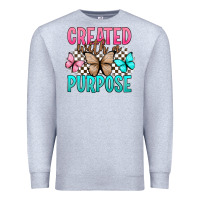 Heather Grey created with a purpose Premium Sweatshirt - Artiststas