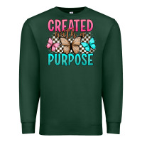 Sports Green created with a purpose Premium Sweatshirt - Artiststas
