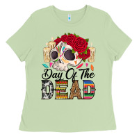 Matcha Day of the dead skeleton Ladies Tee - RanaPortraitStore