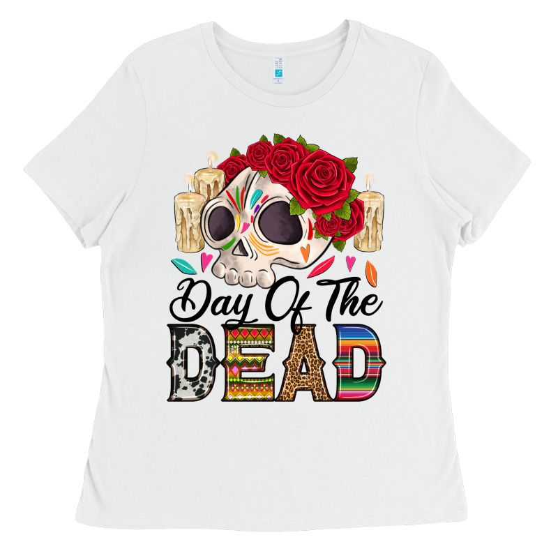 Day Of The Dead Skeleton Ladies Tee by RanaPortraitStore | Teevron